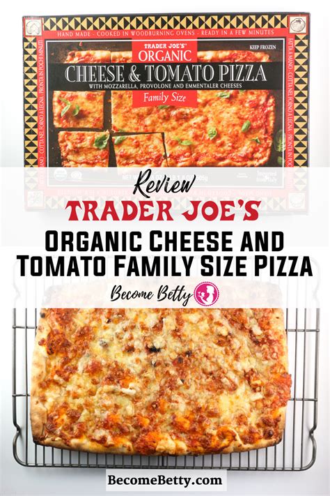 Head to the freezer section of trader joe's to find one of our latest obsessions: Trader Joe's Organic Cheese and Tomato Family Size Pizza ...