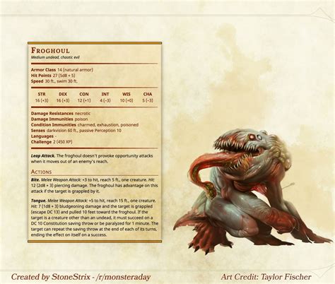 Create account or sign in. DnD 5e Homebrew — StoneStrix Monsters: Beast of Ill Omen ...