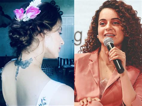 Kangana Ranaut Reveals Interesting Trivia About The Tattoo On The Nape