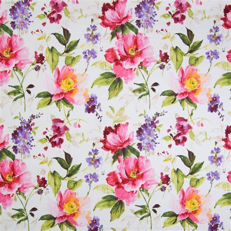 Pink Fabric Floral Fabric Floral Flowers Pink Floral Pink Design