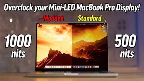 How To Unlock 1000 Nits On Macbook Pro Xdr Display Mod Youtube