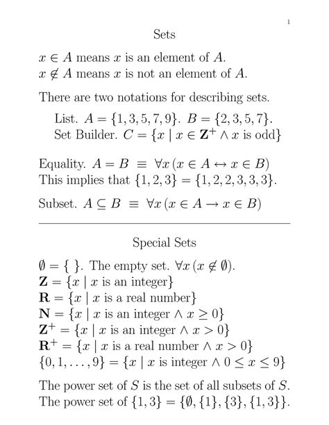 setfunction math sets x ∈ a means x is an element of a x 6∈ a means x is not an element of