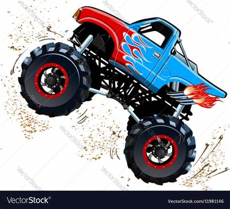 Download and upload svg images with cc0 public domain license. Cartoon Monster Truck Royalty Free Vector Image
