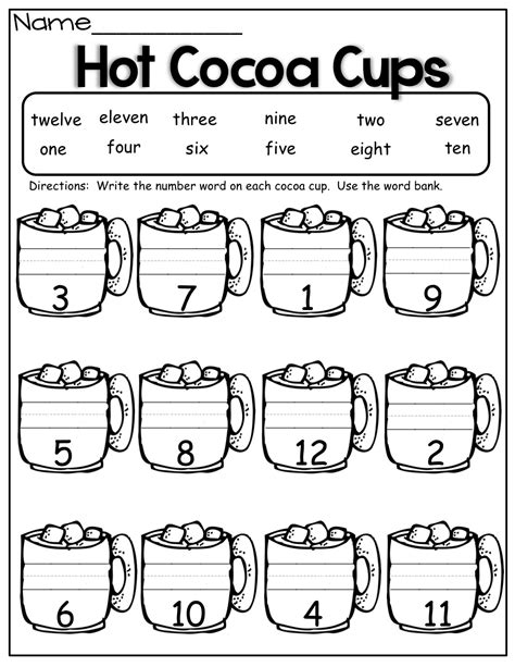 Writing Numbers With Words Worksheets