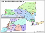 New Yorks Congressional Districts Political Map Of New York | Images ...
