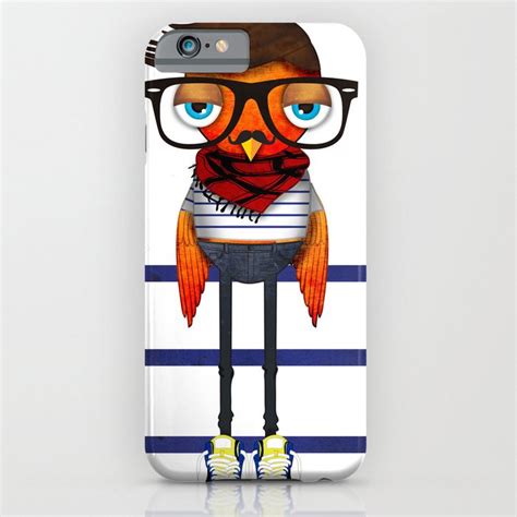 Hipster Bird Iphone And Ipod Case