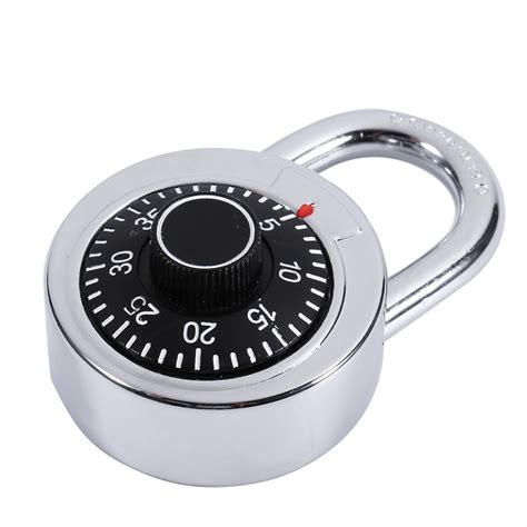 Plus the directions shown look backwards. Padlock Digit Combination Lock Round Dial Number Luggage ...