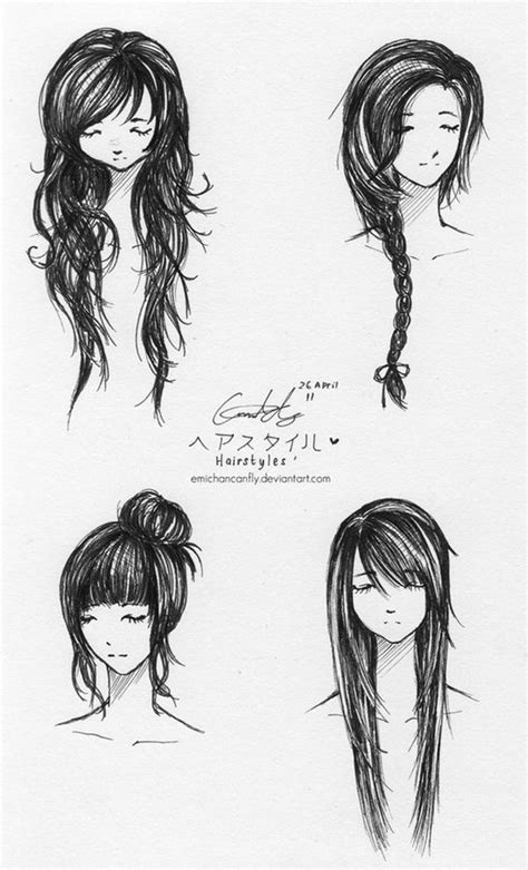 Take classes and get started with animation. How To Draw Hair (Step By Step Image Guides)