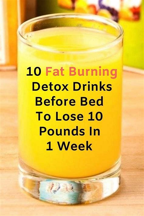 Pin On Fat Burning Detox Drinks Recipe