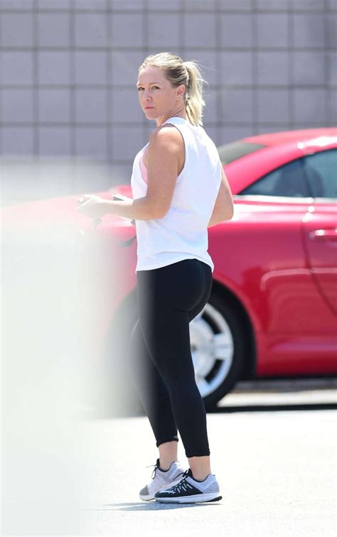 Index Of Wp Content Uploads Photos Jennie Garth In Tights Hits The Gym