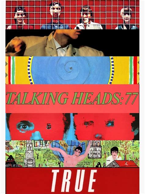 Talking Heads Albums Poster For Sale By Twentyfourhours Redbubble