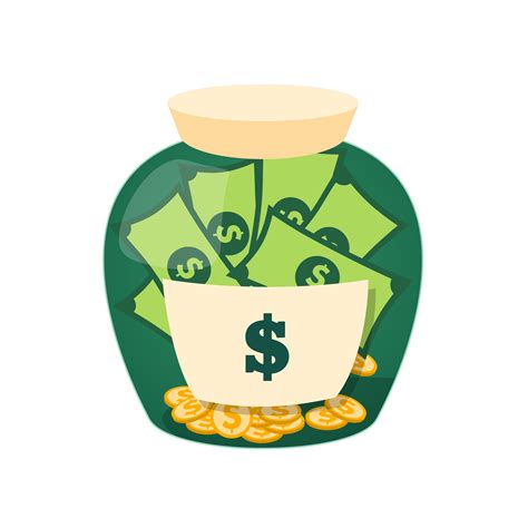 Money Jar Saving Clip Art Money Jar Png Download 33333333 Free