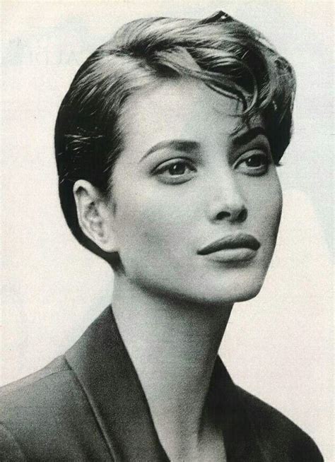 Christy Turlington Christy Turlington Famous Hairstyles Short Hair