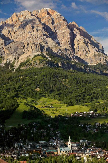 Cortina Dampezzo And Mount Cristallo Dolomites Province Of Belluno