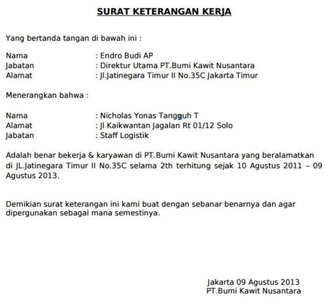 Contoh surat keterangan penghasilan usaha sendiri. Contoh Sk Kerja Karyawan Tetap - Guru Ilmu Sosial