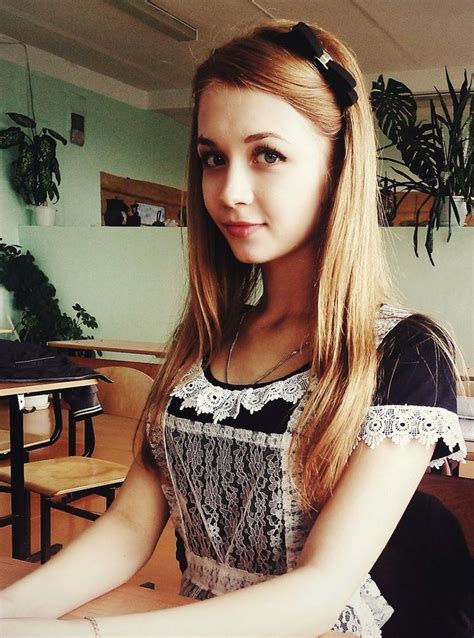 Russian School Girl Pretty Face Pretty Woman Real Beauty Ladies