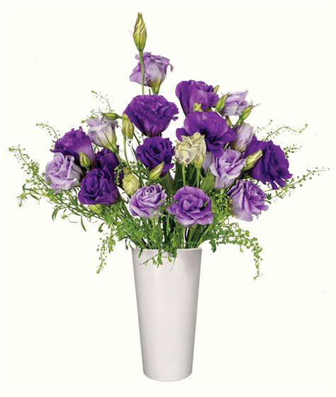 Purple Lisianthus Calyx Flowers Inc