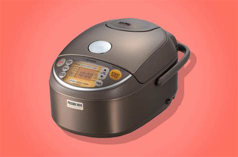 A Digital Rice Cooker On A Pink Background