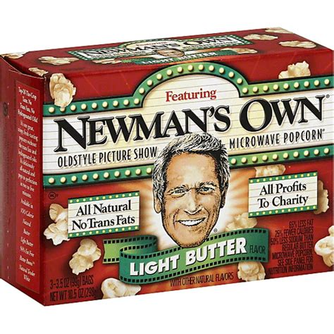 Newmans Own Microwave Popcorn Light Butter Flavor Northgate Market