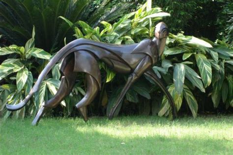 Bronze African Animal Sculptures Sculpture By Sculptor Keith Calder