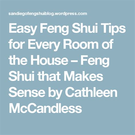 Easy Feng Shui Tips For Every Room Of The House Feng Shui Tips Feng