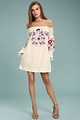 The Free People Fleur Du Jour Cream Embroidered Dress is perfect for ...