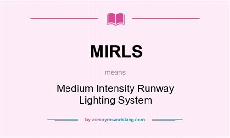 What does MIRLS mean? - Definition of MIRLS - MIRLS stands for Medium ...