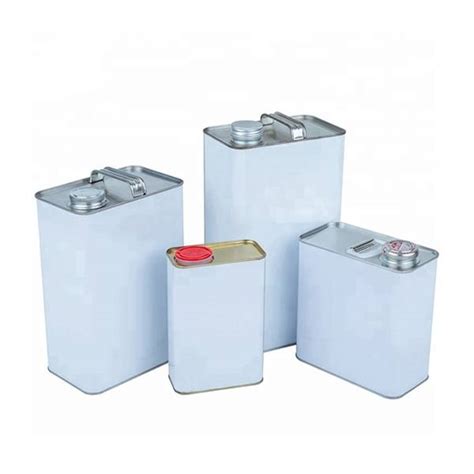 China Oem China Big Metal Boxes 1l 2l 1gallon 5l F Style Tin Can For