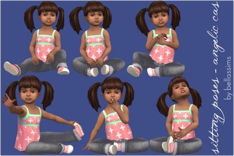 Sitting Poses Angelic Cas At Bellassims Sims 4 Updates