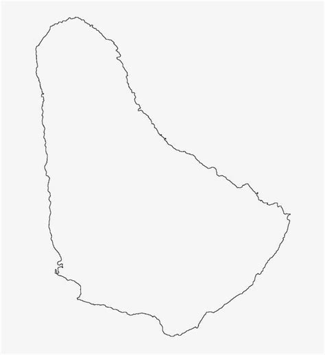 Blank Map Of Barbados