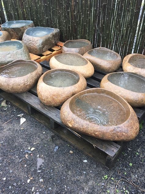 Ishi Bachi Stone Bowls Japanese Stone Lanterns Basins