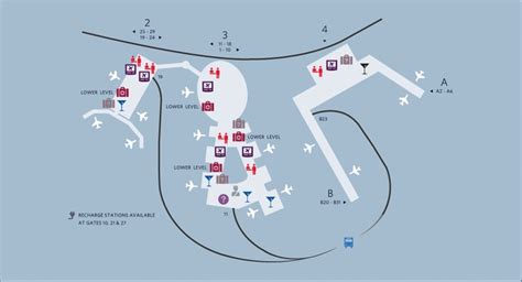 Jfk Airport Map Airport Map Jfk City