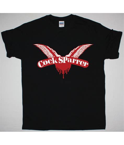 Cock Sparrer Classcic Wings Logo New Black T Shirt Best Rock T Shirts