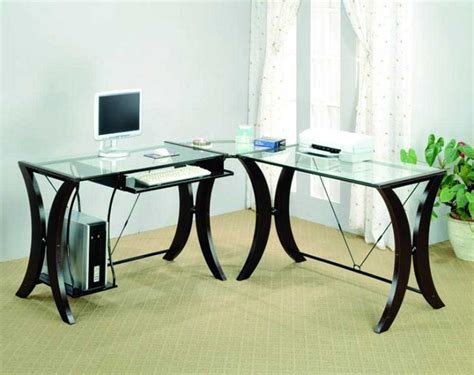 Glass Corner Desk For Home Office