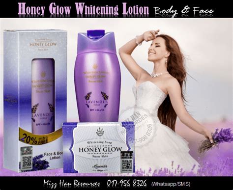 Honey glowsabun pemutih & hilang daki.kelebihan honey glow soap:👉buang daki degil👉mencerahkan kulit👉menghilangkan sunburn.cara penggunaan :👉basuh sabun👉. HONEY GLOW WHITENING LOTION - Skin Care& Cosmetic