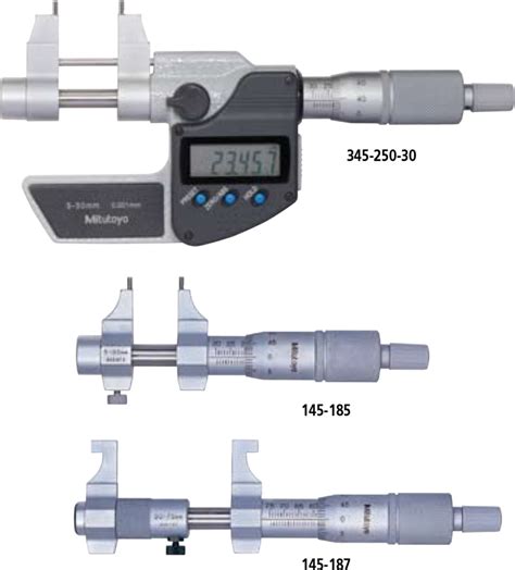 Mitutoyo Series 345 145 Caliper Type Inside Micrometers