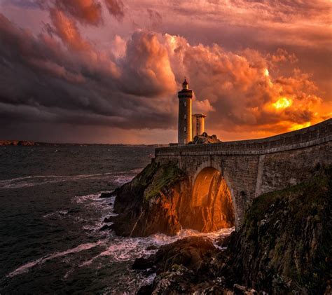 Lighthouse At Sunset Wallpapers Wallpaper Cave