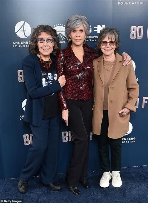 jane fonda sally field and lily tomlin attend the annenberg foundation s 80 for brady luncheon