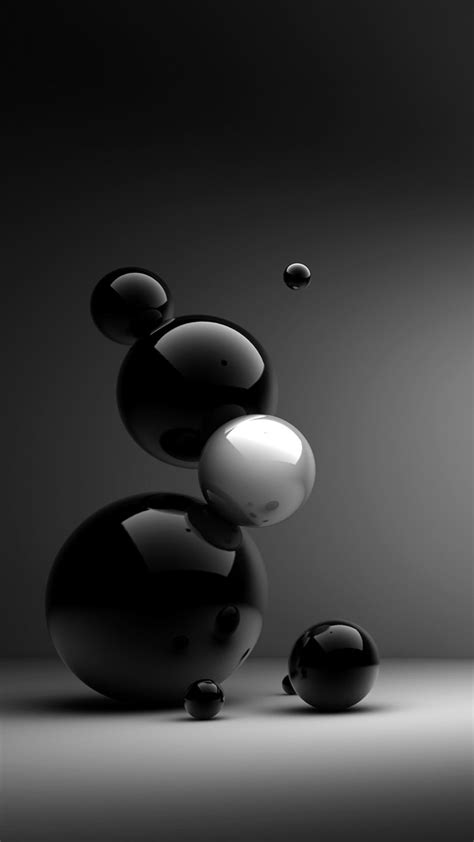 Black 3d Wallpaper For Android