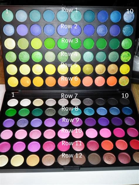 Artisticshadows Etc Mac 120 Eyeshadow Palette Swatches All Colors