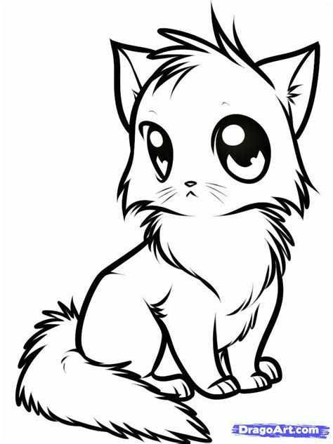 Use this lesson in your classroom homeschooling curriculum or just as a fun kids activity that you as a parent can do with your child. Chibi Pet Coloring Pages - DukaBooks | Cartoon cat drawing ...