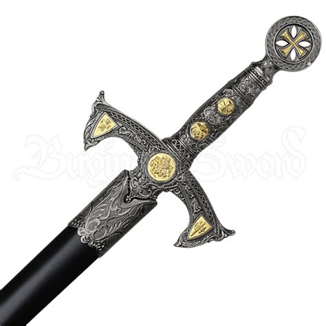 Knights Templar Sword With Sheath Mc Hk 5518 By Medieval Swords