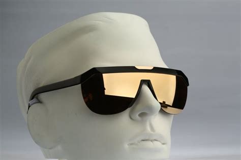 silhouette m 3100 c 1605 vintage 80s gold mirror lenses etsy mirrored shield sunglasses