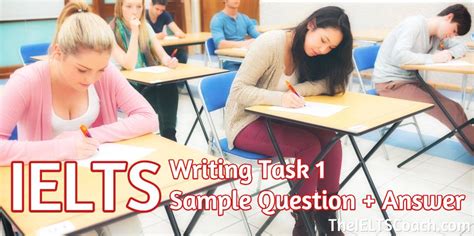 Ielts Writing Task Sample Question And Answer From The Ielts Coach Ielts Writing Writing