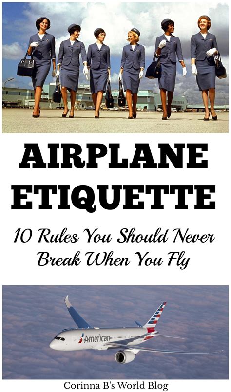 Airplane Etiquette What You Need To Know Before You Fly Corinna Bs