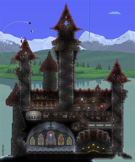 Img Terraria House Ideas Terraria House Design Terraria Castle Hot Sex Picture