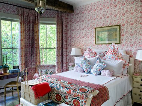 Provence Style Bedroom In Red Interiors By Color