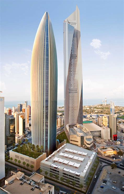 National Bank Of Kuwait Foster Partners Skyscraper Futuristic