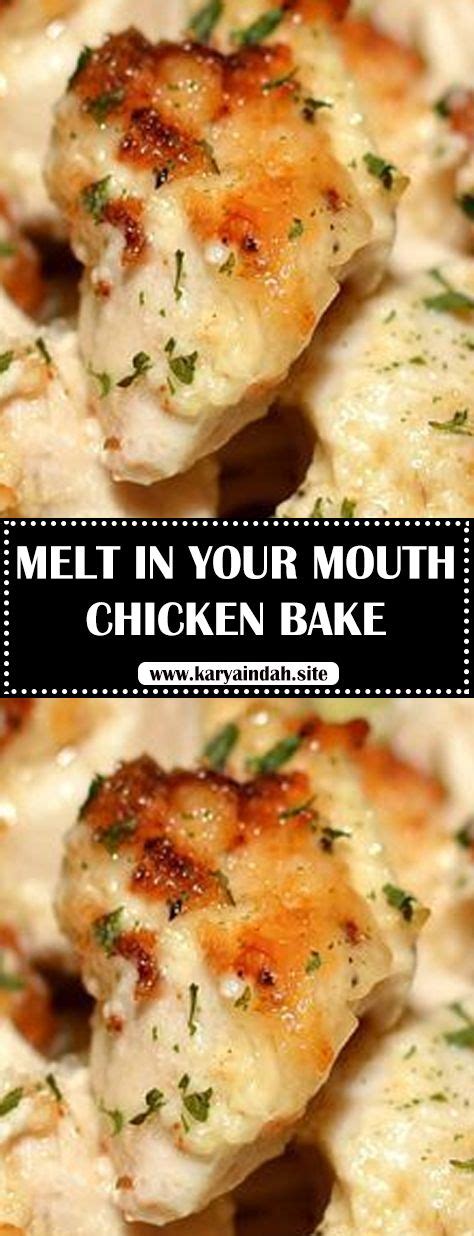 In a large saute pan, cook bacon over medium heat until crisp. MELT IN YOUR MOUTH CHICKEN BAKE (With images) | Baked ...