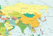 Asia Political Map • Mapsof.net